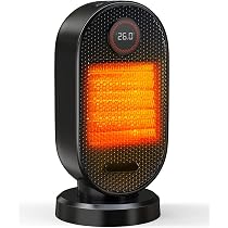 Amazon | セラミックヒーター 小型 速暖 人感センサー付き ECO恒温